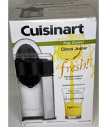 Cuisinart CCJ-500 Citrus Juicer Pulp Control Brushed Stainless &amp; Black K... - £15.81 GBP