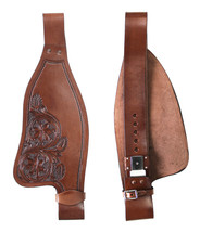 Horse Horse Western Adult Tooled Leather Replacement Saddle Fenders 5263 - $64.99