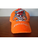 Ed Hardy Love Kills Slowly Orange Rhinestone SnapBack adjustable hat bas... - £6.64 GBP