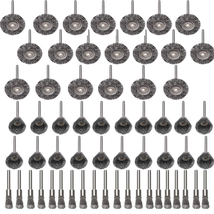 60 Pcs Wire Brushes Set,  Steel Wire Wheels Pen Brushes Set Kit Accessor - £28.65 GBP