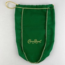 Crown Royal Bag with Drawstring Green Regal Apple Bag 1 Liter 12&quot; - £7.95 GBP