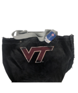 Virginia Tech Shoulder Bag Tote Handbag Distressed Denim Purse NCAA Foot... - £5.98 GBP