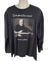 David Gilmour Rattle That Lock Pink Floyd 2016 Concert Long Sleeve T Shirt 2XL - £20.64 GBP