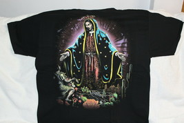 GUADALUPE JUAN DIEGO NUESTRA REYNA CACTUS FLOWER ROSE T-SHIRT - £8.81 GBP
