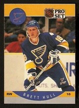 St Louis Blues Brett Hull 1990 Pro Set Hockey Card # 263 - £0.39 GBP