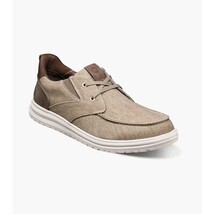 Nunn Bush Brew City EZ Hands Free Canvas Lace Moc Toe Slip On Stone 85164-285 image 11