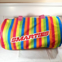 Smarties candy duffle bag travel luggage bright rainbow colors gym kids ... - £21.08 GBP