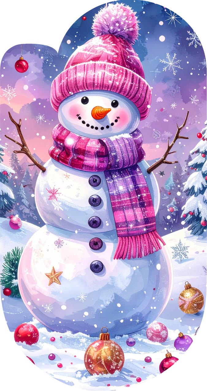 Winter Christmas Paperclip Design Clipart 100 PNG Digital Download Bundle vol 3 Item image 6