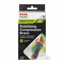 CVS Health Stabilizing Compression Left Wrist Brace, L/XL - $23.75