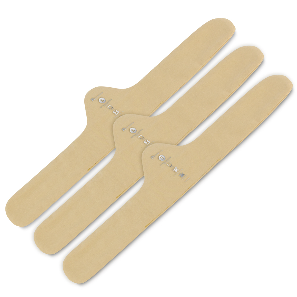 100% Pure Bamboo Cotton Bra Liner (Beige, 3-pk, S) - Wicking, Antibacterial