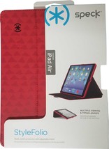 Speck StyleFolio Case and Stand for Apple iPad 5th and 6th Gen Air Poppy Red New - £11.95 GBP