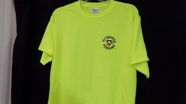 Pittsburgh Penguins Embroidered Adult Safety Yellow T-Shirt New - £11.32 GBP