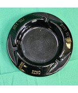 Vintage Black Amethyst Glass Round Ashtray Harolds Club Casino Reno Nevada - €7,78 EUR