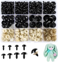 XKDOUS 6 18 mm 8 Sizes Safety Eyes for Crocheting Crochet Eyes for amigu... - $316.07 MXN