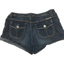 Hydraulic Women&#39;s Juniors Denim Short Shorts Size 5/6 Blue Denim Stretch... - $15.74