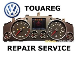 Volkswagen Touareg Instrument Speedometer Cluster 2007-2010 - Repair Service Fix - £198.41 GBP