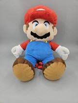 Nintendo Mario Video Game Plush Stuffed Animal Backpack 18&quot; 2013 - $11.46