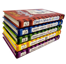 Diary of a Wimpy Kid SET 1-5 by Jeff Kinney ◆ Lot of 5 LIKE NEW HC BOOKS - £23.65 GBP