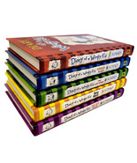 Diary of a Wimpy Kid SET 1-5 by Jeff Kinney ◆ Lot of 5 LIKE NEW HC BOOKS - £23.91 GBP