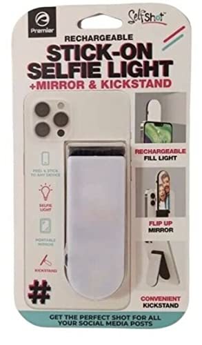 Premier Rechargeable Stick-On Selfie Light - $1.36