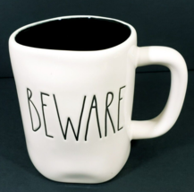 Rae Dunn by Magenta Beware White Coffee Mug by Magenta NWT - £13.98 GBP