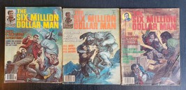 The Six Million Dollar Man Magazine #4 5 6 Lot Of 3 Vintage 1977 Charlton Vg - £20.81 GBP