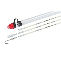 Milwaukee Fish Stick Kit Rod Electrical Pulling Mid Flexible Fiberglass 15 Ft - $97.99