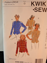 Kwik Sew 2454 Misses Blouse Jacket XS S M L XL Marching band style - $157.94 MXN