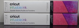(2)Cricut Infusible Ink Transfer Sheets-2 Sheets 12&quot; x 12&quot; Ea-Watercolor Splash - £20.49 GBP