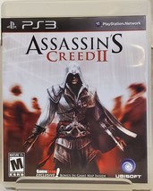 Assassin&#39;s Creed II (Sony PlayStation 3, 2009)- CASE AND DISC ONLY- NO M... - $4.74