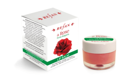 Refan Lip Balm With Beeswax Rose Concrete, Vit A,E, Jojoba, Shea, UV-filter, 5ml - £2.92 GBP