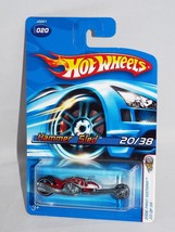 Hot Wheels 2006 First Editions #20 Hammer Sled Red w/ Silver Flames - £1.58 GBP