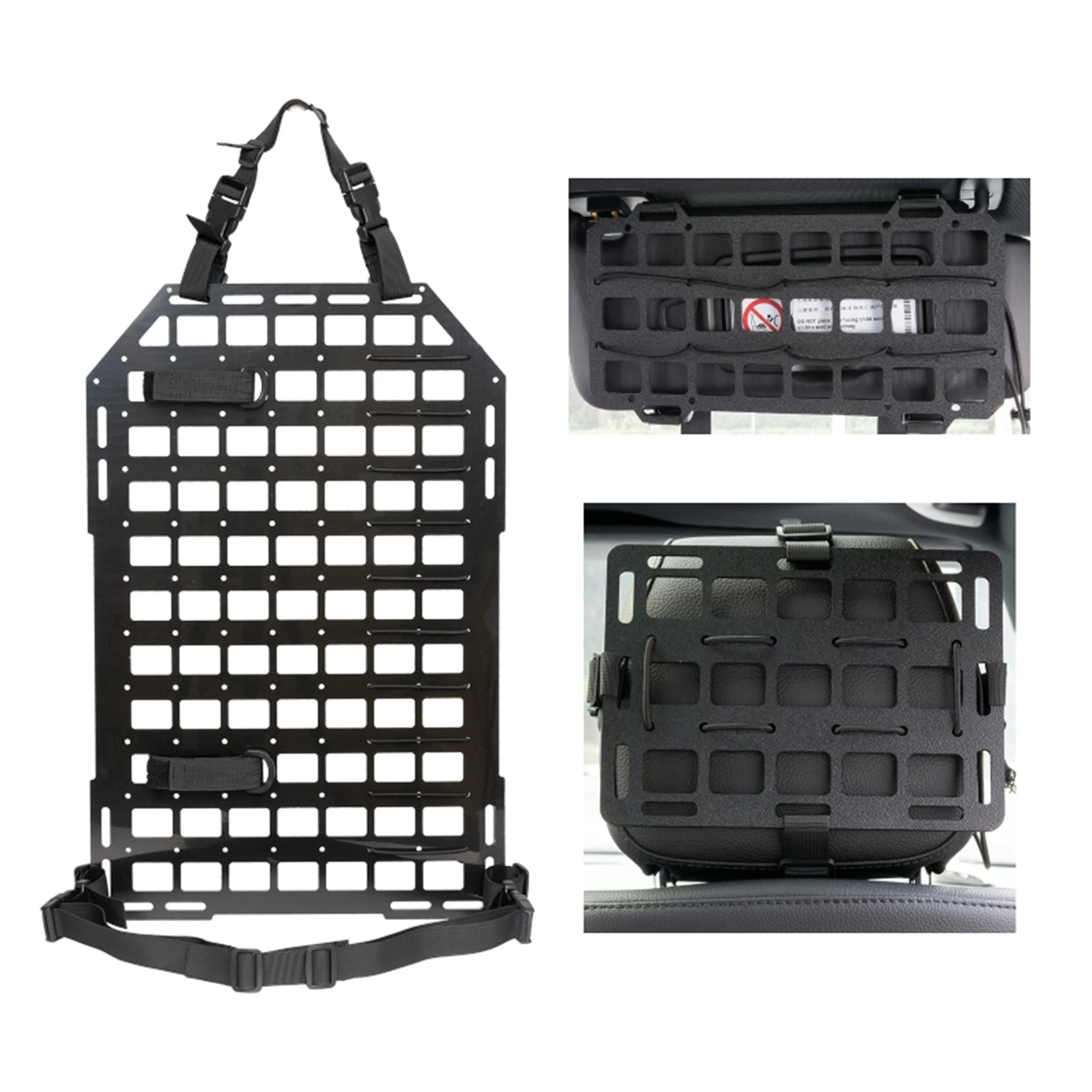 Tactical Car Seat Back Headrest Visor Organizer Military Vehicles Gun Rack - £27.45 GBP+