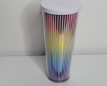 Starbucks 2019 Summer Love Pride Iridescent Rainbow 24oz Venti Tumbler Cup - $14.99