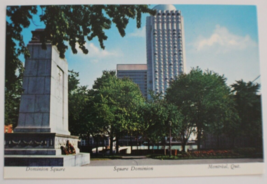Montreal Canada Dominion Square Vintage Postcard - £4.64 GBP