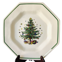 Nikko Christmastime Dinner Plate Christmas Tree Design Made in Japan 10-7/8&quot; - £18.07 GBP