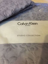 Calvin Klein &quot;Beach Rose&quot; Thistle 3PC Queen Coverlet Set Matelasse Nip Beautiful - £178.04 GBP