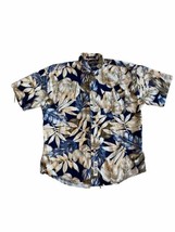 Men&#39;s Hawaiian Shirt  Ralph Lauren Chaps Tropical Floral  Size: Large - £12.34 GBP