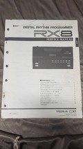 YAMAHA DIGITAL RHYTHM PROGRAMMER RX8 SERVICE MANUAL WITH SCHEMATICS  - $15.99