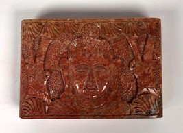 Asian Buddhist Compatible With Handcarved Hinged Marble Compatible With Box Trin - £49.31 GBP