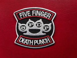 Five Finger Death Punch Rock Metal Pop Music Band Embroidered Patch - £3.92 GBP