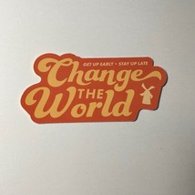 Dutch Bros Sticker May 2021 Change the World Decal - $4.90