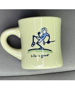 Life is Good GOLF &quot;Do What You Like. Like What You Do&quot; Green Ceramic Cof... - $466.46 MXN