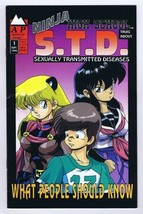 Ninja High School Talks About S.T.D.s #1 ORIGINAL Vintage 1992 Antarctic Comics  - $9.89