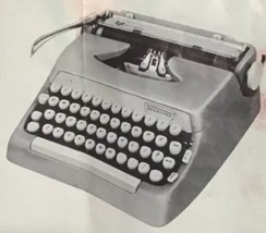 Beautiful 1963 Smith Corona Sterling Typewriter With Original  Manual 5A... - £165.47 GBP