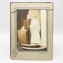 Vintage Black &amp; White Photograph 1941 Wedding Portrait - £31.26 GBP