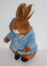 Peter Rabbit 9" Small Baby Bunny Plush Stuffed Small Soft Toy Kids Preferred - $13.55