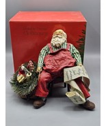 Possible Dreams Clothtique Napping Santa Claus, Paper Mache - Christmas  - £35.63 GBP