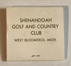 Matchbook Shenandoah Golf and Country Club West Bloomfield, MI Holiday - $4.36