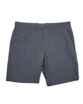 Old Navy Men Size 38 Gray Cruiser Shorts Casual Hybrid Inseam 9&quot; - £4.89 GBP
